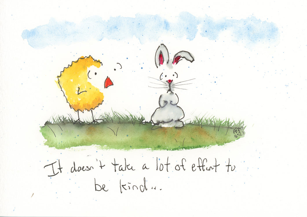 It Doesn't Take a Lot of Effort to Be Kind