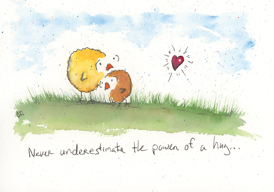 Never underestimate the power of a hug